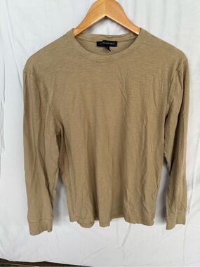 Banana Republic Men's Long-Sleeve Crewneck Shirt - Tan
